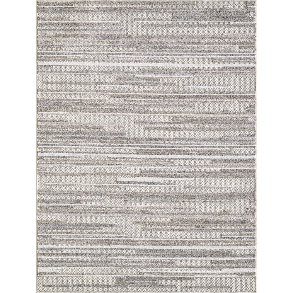 KAS CAA6924 Calla 2 Ft. 2 In. X 4 Ft.  Rectangle Rug in Grey